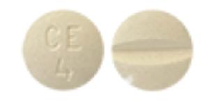 Pill CE 4 White Round is Griseofulvin (Ultramicrocrystalline)