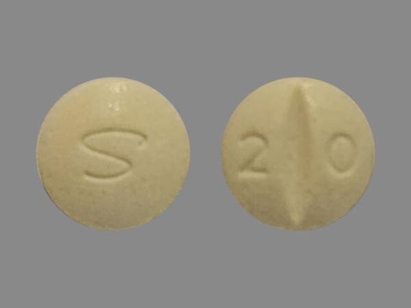 Methylphenidate hydrochloride 20 mg S 2 0