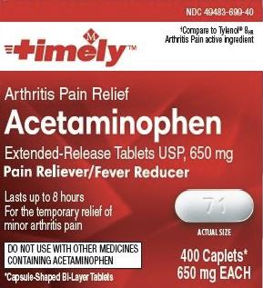 Pill 71 White Capsule/Oblong is Acetaminophen