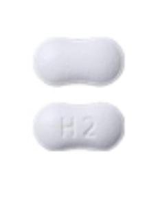 Pill H2 White Figure eight-shape is Hydroxychloroquine Sulfate