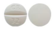 Pill CE 32 White Round is Disulfiram