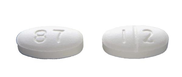 Pill 87 1 2 White Oval is Vigabatrin