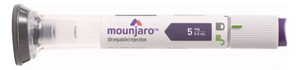 Mounjaro 5 mg/0.5 mL pre-filled single-dose pen