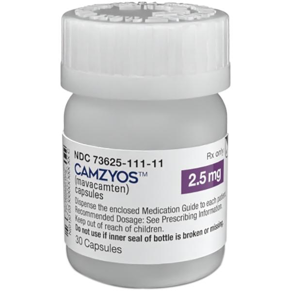 Pill Mava 2.5 mg Purple Capsule/Oblong is Camzyos