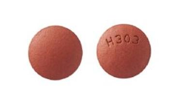 Pill H303 Red Round is Ropinirole Hydrochloride Extended-Release
