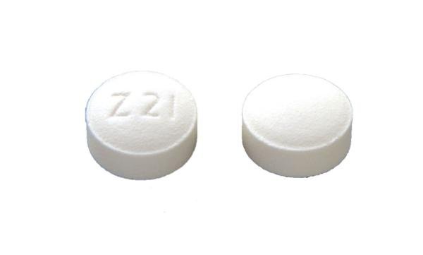 Pill Z21 White Round is Famotidine