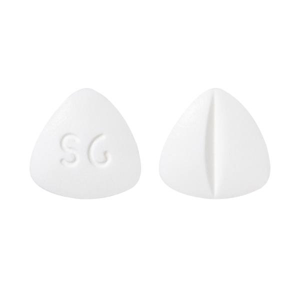 Pill S 6 White Three-sided is Enalapril Maleate