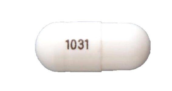 Pill 1031 White Capsule/Oblong is Lenalidomide