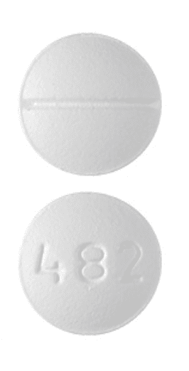 Pill 482 White Round is Diltiazem Hydrochloride
