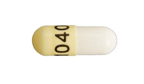 Pill 1040 White Capsule/Oblong is Topiramate Extended-Release