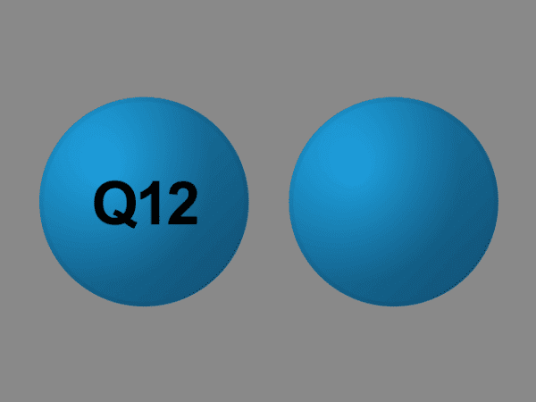 Pill Q12 Blue Round is Austedo XR