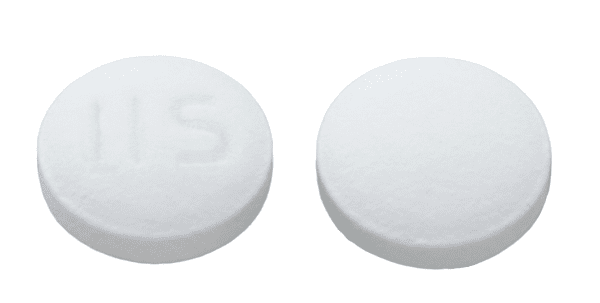 Pill 115 White Round is Bisoprolol Fumarate and Hydrochlorothiazide