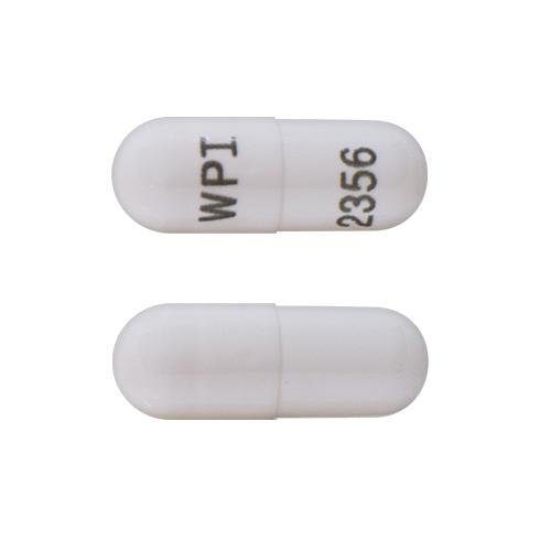 Pill WPI 2356 White Capsule/Oblong is Topiramate Extended-Release
