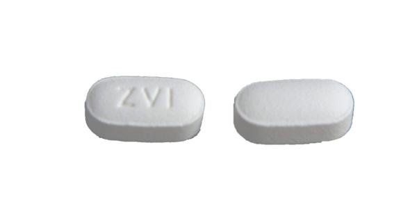Pill ZV1 White Capsule/Oblong is Varenicline Tartrate