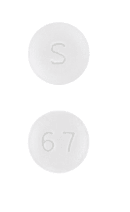 Pill S 67 White Round is Bisoprolol Fumarate