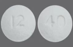 Pill 12 40 White Round is Zituvio