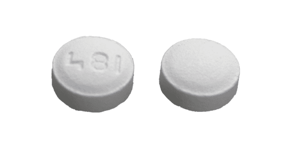 Pill 481 White Round is Pitavastatin Calcium