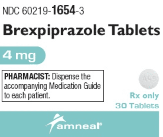 Pill A49 White Round is Brexpiprazole