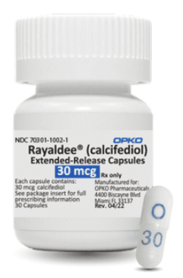 Pill O 30 White Capsule/Oblong is Rayaldee