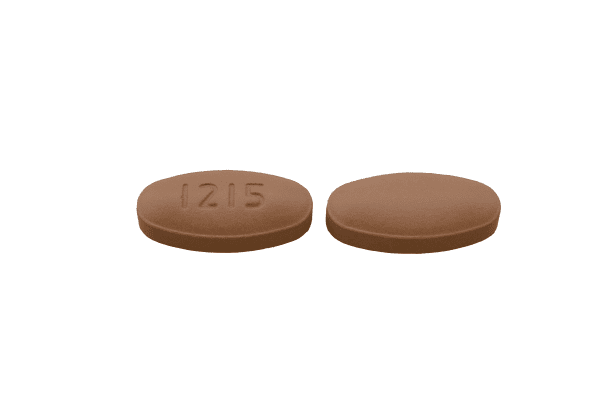 Pill 1215 Brown Oval is Darunavir