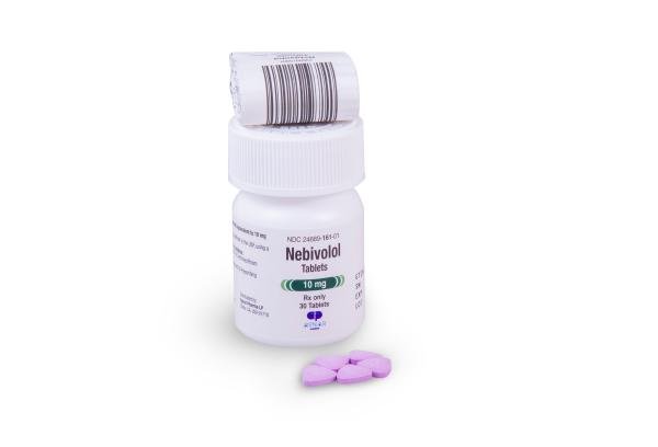 Pill B127 Purple Three-sided is Nebivolol Hydrochloride