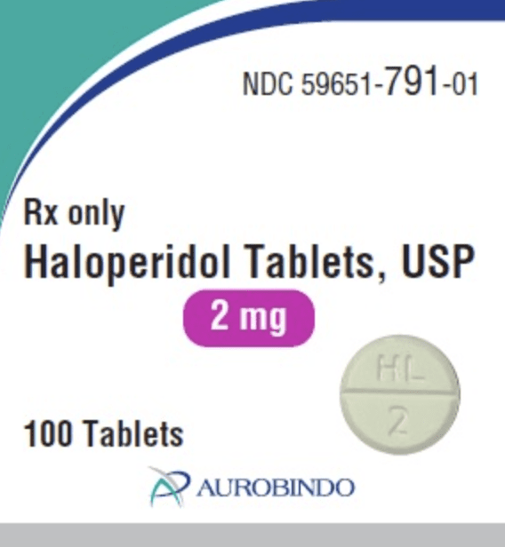 Pill HL 2 White Round is Haloperidol