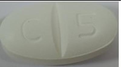 Pill C 5 White Oval is Gabapentin