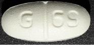 Pill G 69 White Oval is Levetiracetam