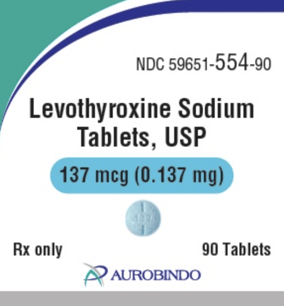 Pill LV 137 Blue Round is Levothyroxine Sodium