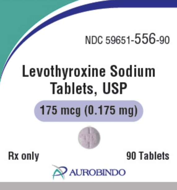 Pill LV 175 Purple Round is Levothyroxine Sodium