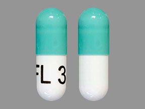 Pill FL 3 Green & White Capsule/Oblong is Vraylar