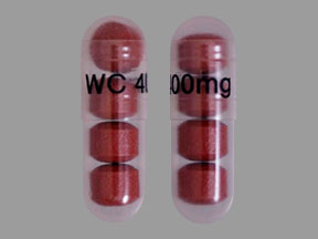 Pill WC 400mg is Mesalamine Delayed-Release 400 mg