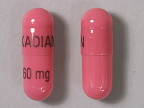 Morphine sulfate extended release 60 mg KADIAN 60 mg