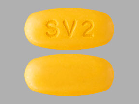 Pill SV2 Yellow Oval is Aemcolo