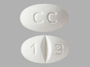 Pill CC 1 3 White Oval is Flecainide Acetate