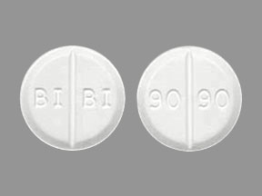 Mirapex 1 mg (BI BI 90 90)