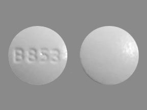Pill B853 White Round is Repaglinide