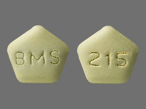 Pill BMS 215 Green Five-sided is Daklinza