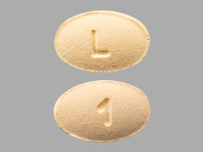 Pill L 1 Yellow Oval is Tadalafil
