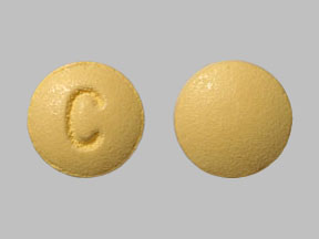 54 c round yellow tablet Images / (Yellow Round) Pill C