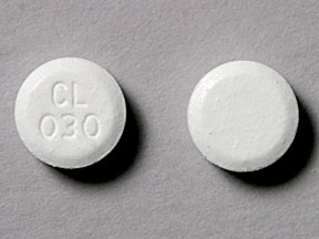 Pill CL 030 White Round is Hyoscyamine Sulfate