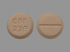 Pill cor 238 Orange Round is Methylphenidate Hydrochloride