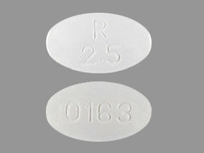 Olanzapine 2.5 mg R 2.5 0163