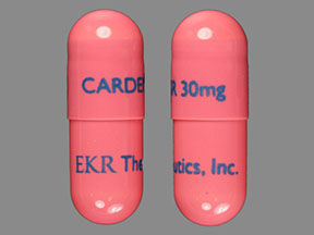 Pill CARDENE SR 30 mg EKR Therapeutics, Inc. is Cardene SR 30 mg