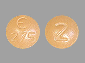 Pill E 275 2 Orange Round is Fycompa