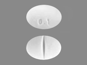 Pill 0.1 White Oval is DDAVP