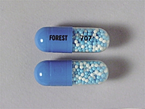 Pill FOREST 707 Blue Capsule/Oblong is Cebocap Blue