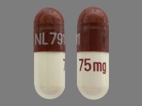 Doxycycline monohydrate 75 mg NL 791 75 mg