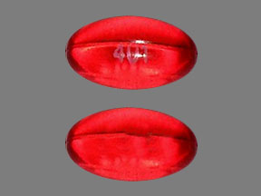 Pill 401 Red Capsule/Oblong is Docusil