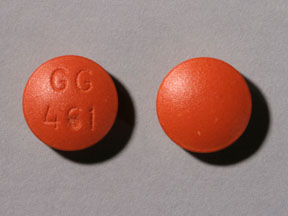 Pill GG 461 Orange Round is Amitriptyline Hydrochloride